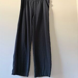 J. Jill Navy and White Polka Dot Pants (W18 Inseam 32)